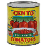 Cento Tomatoes, Petite, Diced - 28 Ounce 