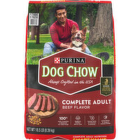 Purina Purina Dog Chow Complete Adult Dry Dog Food Kibble Beef Flavor - 18.5 Pound 