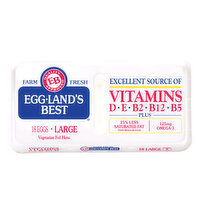 Eggland's Best Classic Large White Eggs, - 18 Each 