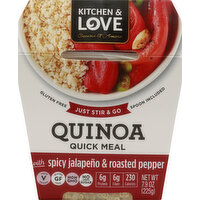 Cucina & Amore Quinoa Quick Meal, with Spicy Jalapeno & Roasted Pepper - 7.9 Ounce 