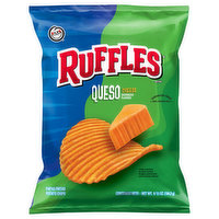 Ruffles Potato Chips, Queso Cheese Flavored - 6.5 Ounce