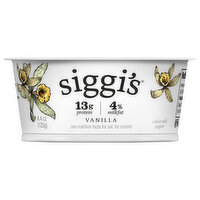 Siggi's Milk Yogurt, Whole, Vanilla - 4.4 Ounce 