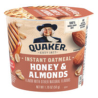 Quaker Instant Oatmeal, Honey & Almonds