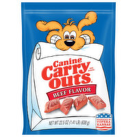 Canine Carry Outs Dog Snacks, Beef Flavor