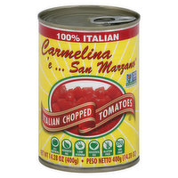 CARMELINA 'E... SAN MARZANO Tomatoes, Italian, Chopped - 14.28 Ounce 