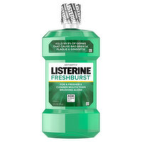 Listerine Mouthwash, Antiseptic, Freshburst - 33.8 Fluid ounce