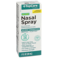 TopCare Severe Congestion Nasal Decongestant Oxymetazoline Hcl 0.05% Nasal Spray, Menthol - 1 Fluid ounce 