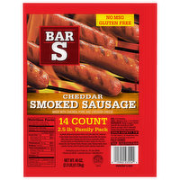 Bar S Cheddar Smoked Sausage - 40 Ounce