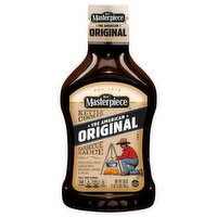 KC Masterpiece Barbecue Sauce, Original, Kettle Cooked - 28 Ounce