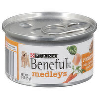 Beneful Dog Food, Medleys, Romana Style with Chicken, Carrots, Pasta & Spinach in Sauce