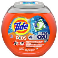 Tide + Detergent, Ultra OXI, 4 in 1