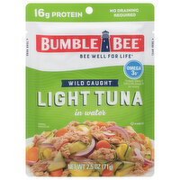 Bumble Bee Light Tuna, Wild Caught - 2.5 Ounce 