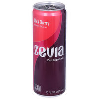 Zevia Soda, Zero Calorie, Black Cherry