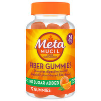 Meta Mucil Fiber Gummies, Orange - 72 Each