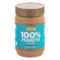 Crazy Richard's Peanut Butter, Natural, Creamy - 16 Ounce 