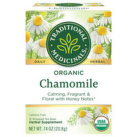 Traditional Medicinals Herbal Supplement, Organic, Chamomile, Tea Bags - 16 Each 