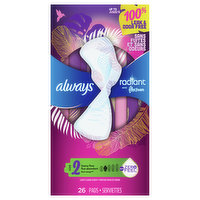 Always Pads, Ultra Thin, Flexi-Wings, Extra Heavy Overnight, Size 5 - Super  1 Foods