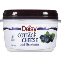 Daisy Cottage Cheese, with Blueberries, 4% Milkfat Minimum - 6 Ounce 