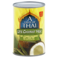 A Taste Of Thai Coconut Milk, Lite - 13.5 Ounce