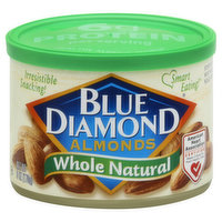 Blue Diamond Almonds, Whole Natural - 6 Ounce 