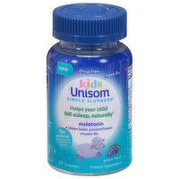 Unisom Melatonin, Gummies, Kids, Grape Flavor, Ages 4+ - 30 Each 