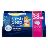 Fresh Step Clumping Cat Litter, Mountain Spring Scent, Extreme, 4 Packs