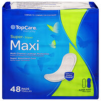 TopCare Pads, Maxi, Super - 48 Each 