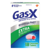 Gas-X Extra Strength Chewable Gas Relief Tablets - 18 Each 