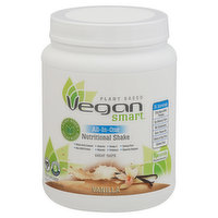 Vegan Smart Nutritional Shake, Vanilla, All-In-One - 22.8 Ounce 