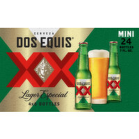 Dos Equis Beer, Lager Especial, Mini