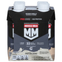 Muscle Milk Protein Shake, Intense Vanilla - 4 Each 