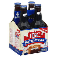 IBC Root Beer, Diet - 4 Each 