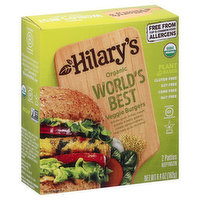 Hilarys Veggie Burgers, Organic, World's Best - 2 Each 