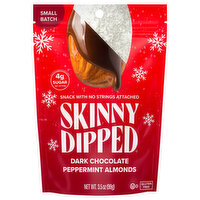 SkinnyDipped Almonds, Dark Chocolate Peppermint - 3.5 Ounce 