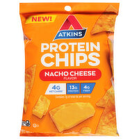 Atkins Protein Chips, Nacho Cheese - 1.1 Ounce 