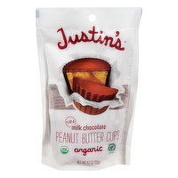 Justins Peanut Butter Cups, Organic, Milk Chocolate, Mini