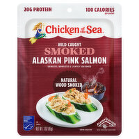 Chicken of the Sea Pink Salmon, Natural Wood Smoked, Alaskan, Smoked, Wild Caught