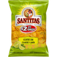 Santitas Tortilla Chips, Cilantro Lime