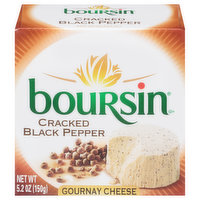 Boursin Gournay Cheese, Cracked Black Pepper - 5.2 Ounce
