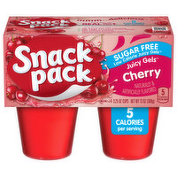 Snack Pack Juicy Gels, Sugar Free, Cherry
