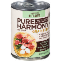 Pure Harmony Super Premium Grain Free Lamb Recipe Flavored With Rosemary Dog Food