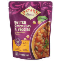 Patak's Butter Chickpeas & Veggies, Mild - 10.05 Ounce