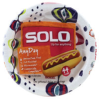 Solo Paper Plates, Any Day, 8.5 Inch - 44 Each 