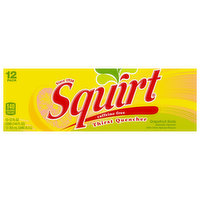 Squirt Soda, Caffeine Free, Grapefruit, 12 Pack - 12 Each 