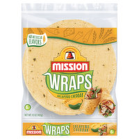 Mission Wraps, Jalapeno Cheddar - 6 Each 