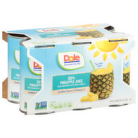 Dole 100% Juice, Pineapple - 6 Each