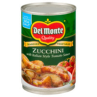 Del Monte Zucchini with Italian Style Tomato Sauce - 14.5 Ounce