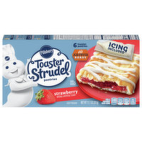 Pillsbury Toaster Pastries, Strawberry - 6 Each