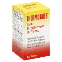 Thermotabs Salt Supplement, Buffered - 100 Each 