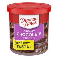 Duncan Hines Frosting, Chocolate, Creamy - 16 Ounce 